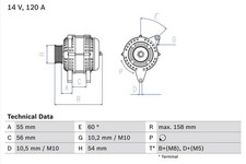 Lichtmaschine generator bosch gebraucht kaufen  Bautzen