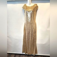 Gold sequin evening for sale  Las Vegas