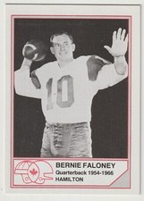 1983 Jogo HOF Bernie Faloney Card B-1 Hamilton Tiger-Cats Maryland comprar usado  Enviando para Brazil