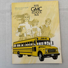 1970 GMC ônibus escolar folheto catálogo valor suburbano van empurrador comprar usado  Enviando para Brazil