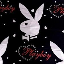 Playboy window curtains d'occasion  Expédié en Belgium