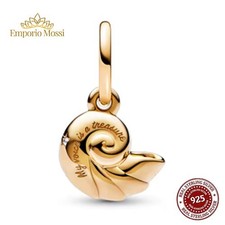 Charm conchiglia oro usato  Orzinuovi