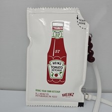 Bolsa tiracolo Kate Spade Heinz impressa patente pacote 3D branca/vermelha fresca comprar usado  Enviando para Brazil