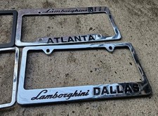 Lamborghini plate frames for sale  New York