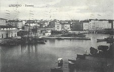 Livorno darsena 1925 usato  Uzzano