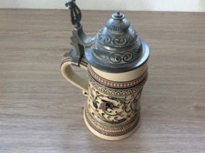Keramik bierkrug zinndeckel gebraucht kaufen  Weißenfels