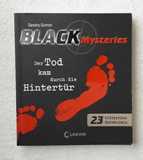 Black mysteries tod gebraucht kaufen  Essen