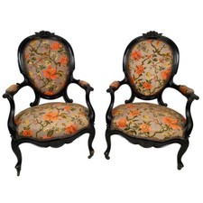 Paire fauteuils napoléon d'occasion  Royère-de-Vassivière