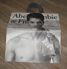 Bolsa de compras Abercrombie & Fitch cabo de pano MODELO macho 14"x15" polegadas, usado comprar usado  Enviando para Brazil