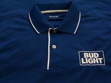Camisa polo Bud Light Budweiser uniforme de funcionário, azul, masculina tamanho pequeno, nova comprar usado  Enviando para Brazil