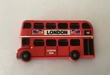 Usado, Ímã de geladeira de borracha Red Bus London England G7 comprar usado  Enviando para Brazil