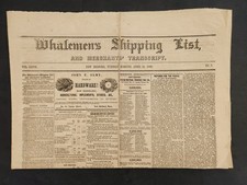 1869 antique whalemen for sale  Avondale