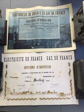 Lot diplomes honneur d'occasion  Lavera