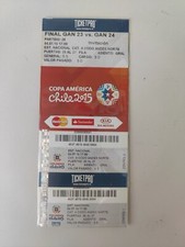 Ingresso completo para final Messi Maradona Argentina Chile Copa América 2015 comprar usado  Enviando para Brazil