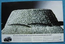 Publicité papier voiture d'occasion  Vif