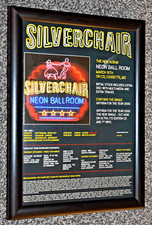 SILVERCHAIR band Framed A4 neon ballroom 1999 ALBUM original promo ART poster, usado comprar usado  Enviando para Brazil