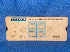 Vintage metric conversions for sale  Richmond Hill