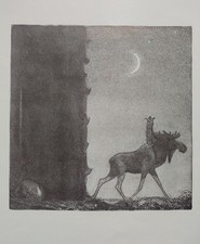 John BAUER Original mezzotypi "Tuvstarr rider på Skutt", 1918 / Emoldurado comprar usado John BAUER Original mezzotypi "Tuvstarr rider på Skutt", 1918 / Emoldurado comprar usado  Enviando para Brazil