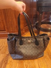 Coach tote brown for sale  Roanoke
