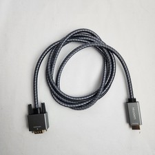 Cabo adaptador conversor de vídeo 6 pés HDMI para VGA para PC nylon trançado, usado comprar usado Cabo adaptador conversor de vídeo 6 pés HDMI para VGA para PC nylon trançado, usado comprar usado  Enviando para Brazil