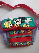 Usado, Disney Mickey Mouse década de 1990 esporte infantil adulto pochete bolsa quadril bloco de cores  comprar usado  Enviando para Brazil