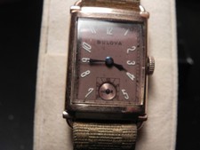 Bulova 21 Jewel relógio masculino 14 k GF subconjunto segunda mão 7 AP ca 1940 comprar usado  Enviando para Brazil
