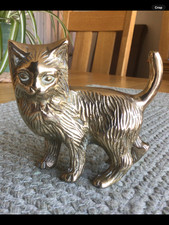 Brass cat for sale  NORWICH