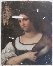 Antique oil painting for sale  Pitman