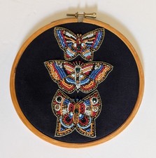 Butterfly moth beaded for sale  Wilmot
