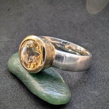 Designer ring citrin gebraucht kaufen  München