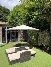 Double rattan sun for sale  MANCHESTER