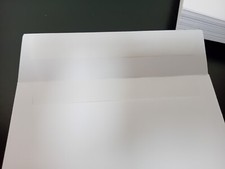 White envelopes invitations for sale  CRANLEIGH
