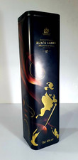 Johnnie Walker Black Label caixa de lata vazia coleção bar pub decoração para casa comprar usado  Enviando para Brazil
