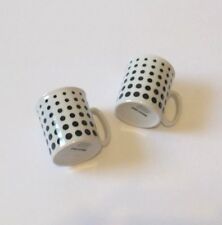Conjunto de 2 xícaras de café expresso Tok & Stok ponto degradê preto Demitasse cerâmica Brasil comprar usado  Enviando para Brazil