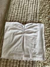 Ladies white ruched for sale  DEREHAM