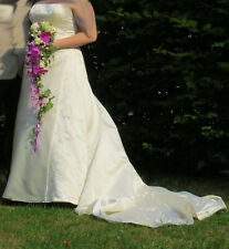Brautkleid ivory linie gebraucht kaufen  Haltern am See