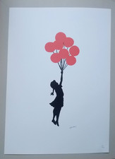 Banksy fille ballons d'occasion  Cuers