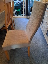 Grey stretch dining for sale  BURY
