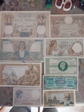 Banconote francesi diverse usato  Pavia