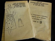 Patron ancien jupe d'occasion  Senozan
