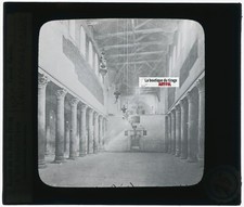 Iglesia Natividad Belén, Foto Placa Vidrio, Negro Y Blanco, Positivo 8,5x10 cm, usado comprar usado  Enviando para Brazil