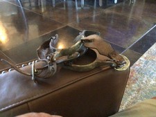 Vtg spurs steel for sale  Cascade