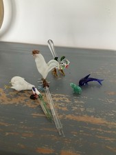 Vintage glass figures. for sale  SHREWSBURY