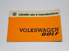 Volkswagen golf libretto usato  Villar Focchiardo