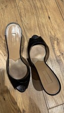 Aquazzura black leather for sale  LONDON