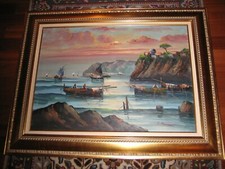 Quadro olio tela usato  Solza