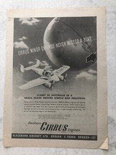 1947 aircraft advert for sale  BRIGHTON