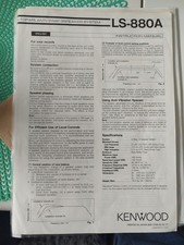 Kenwood 880a bedienungsanleitu gebraucht kaufen  Netphen
