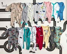 Lote de pijamas carters bebê menino novo na caixa 0-3 3-6 meses pés dormentes comprar usado  Enviando para Brazil