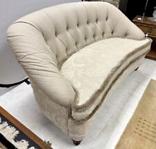 Elegant tufted linen for sale  West Hartford